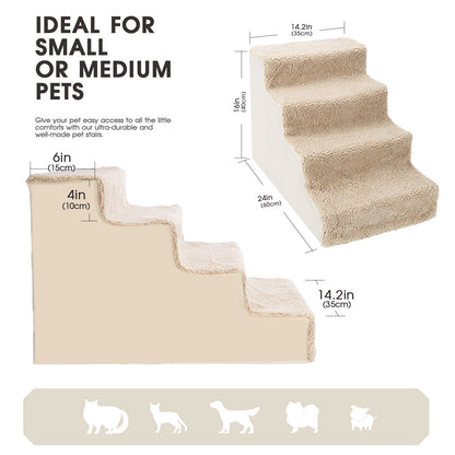 4-Layer Plastic Dog Stair Replacement Cover