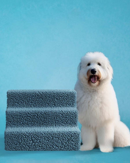Three-story dog staircase (plastic material) - widened