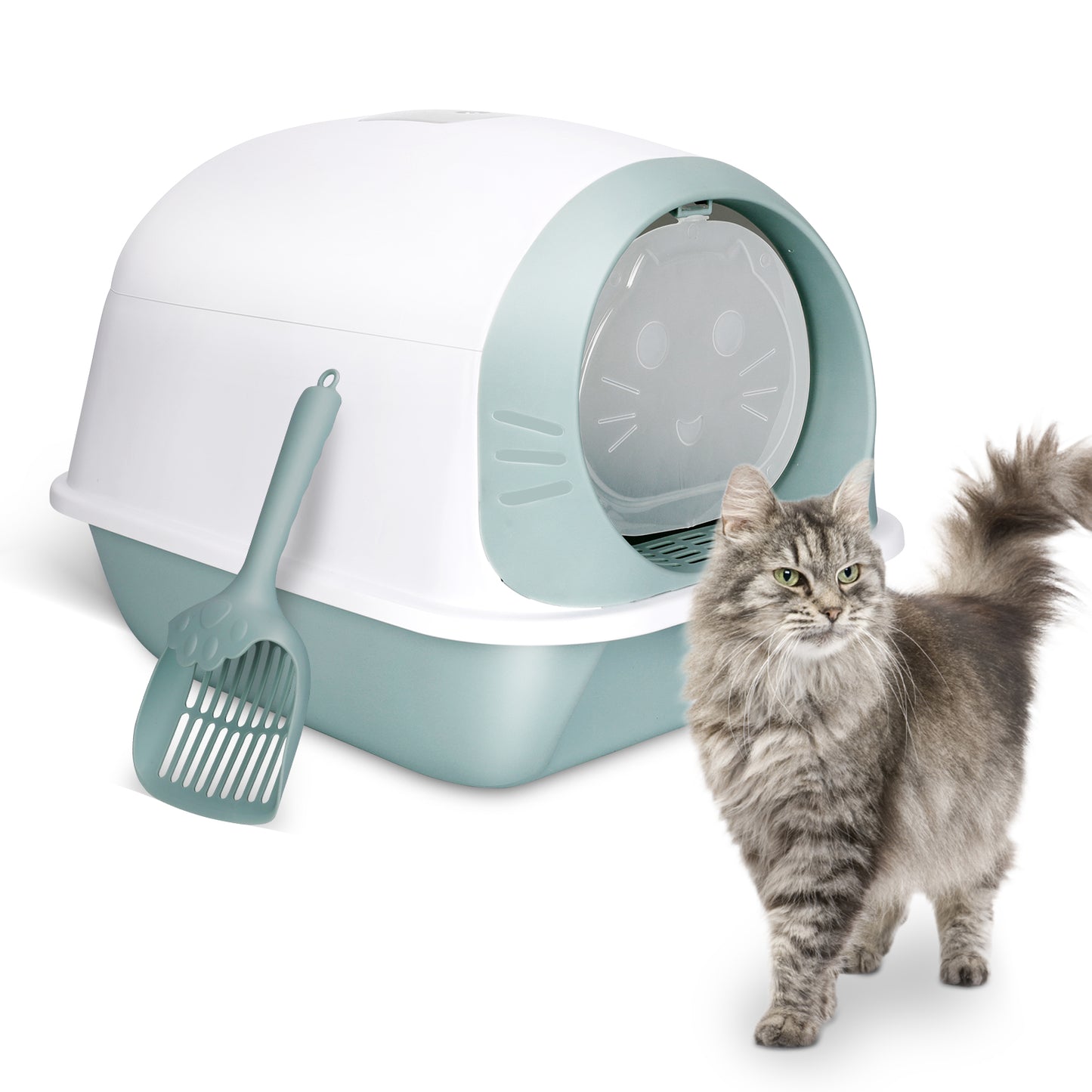 Foldable Cat Litter Box, Cat Toilet - TOPMART