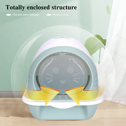 Foldable Cat Litter Box, Cat Toilet - TOPMART