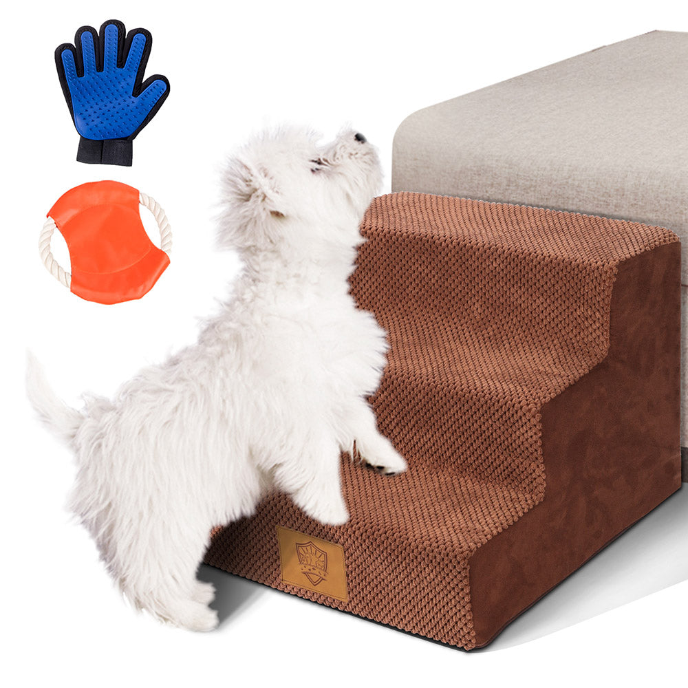 3-Layer Sponge Right Angle Pet Ladder/Dog Staircase