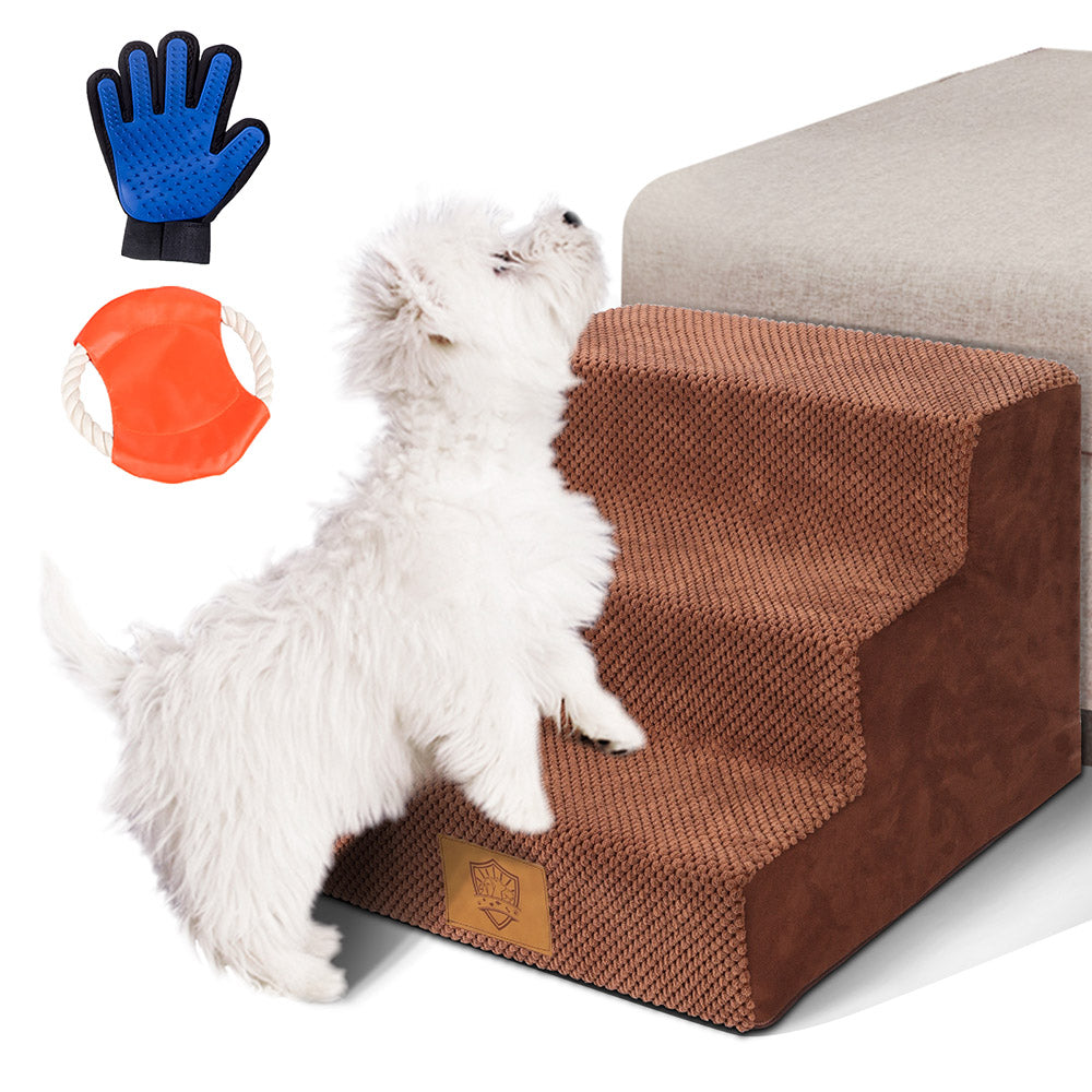 3-Layer Sponge Right Angle Pet Ladder/Dog Staircase
