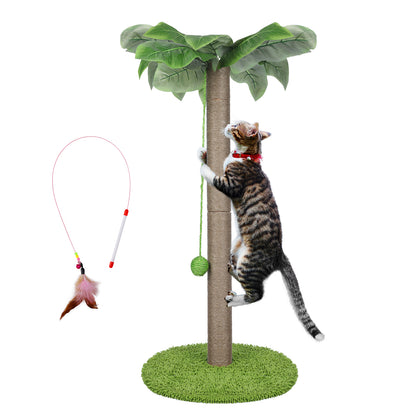 Cat Scratching Post Tree Shape-33.4" tall-TOPMART