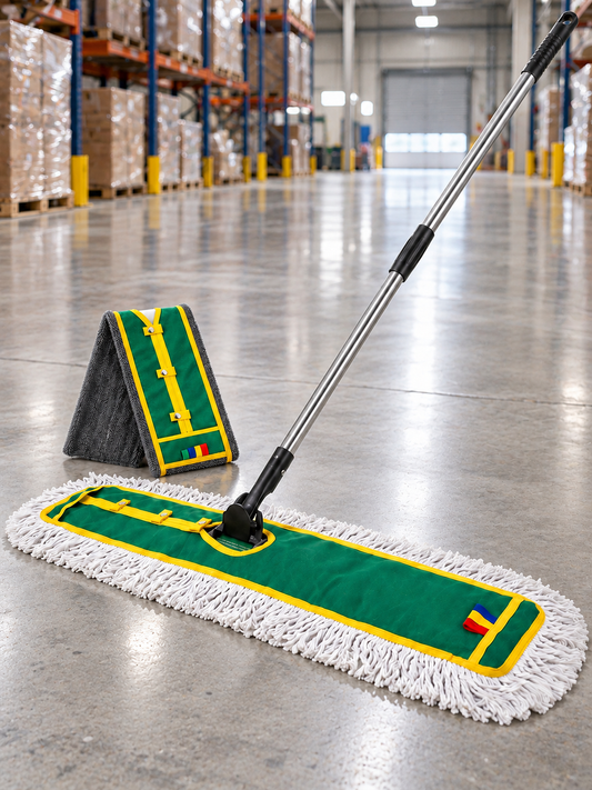 41-Inch Wide Dust Mop with 2 Washable Pads