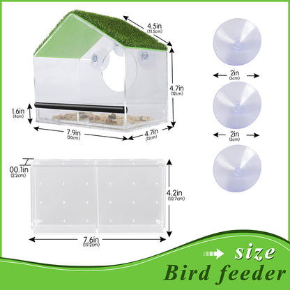 Topmart Outdoor Window Bird Feeder