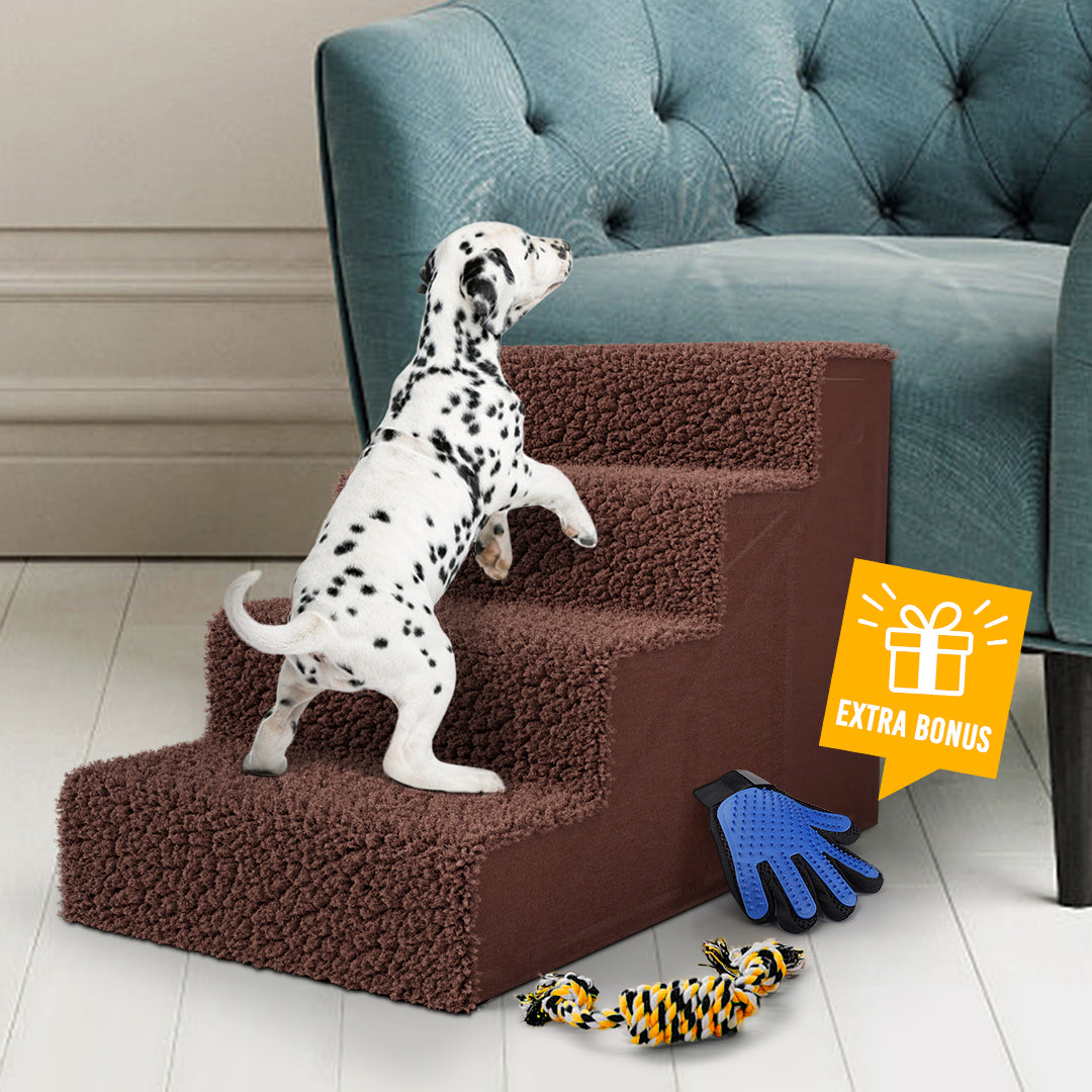 4-TIERS LIGHTWEIGHT PLASTIC PET STAIRS