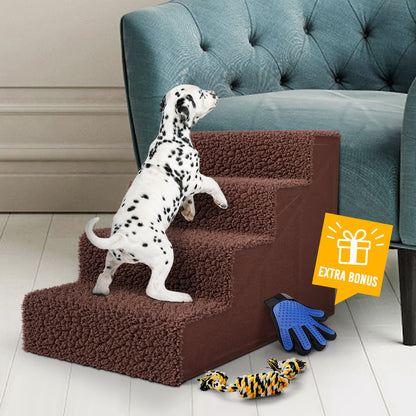 4-TIERS LIGHTWEIGHT PLASTIC PET STAIRS