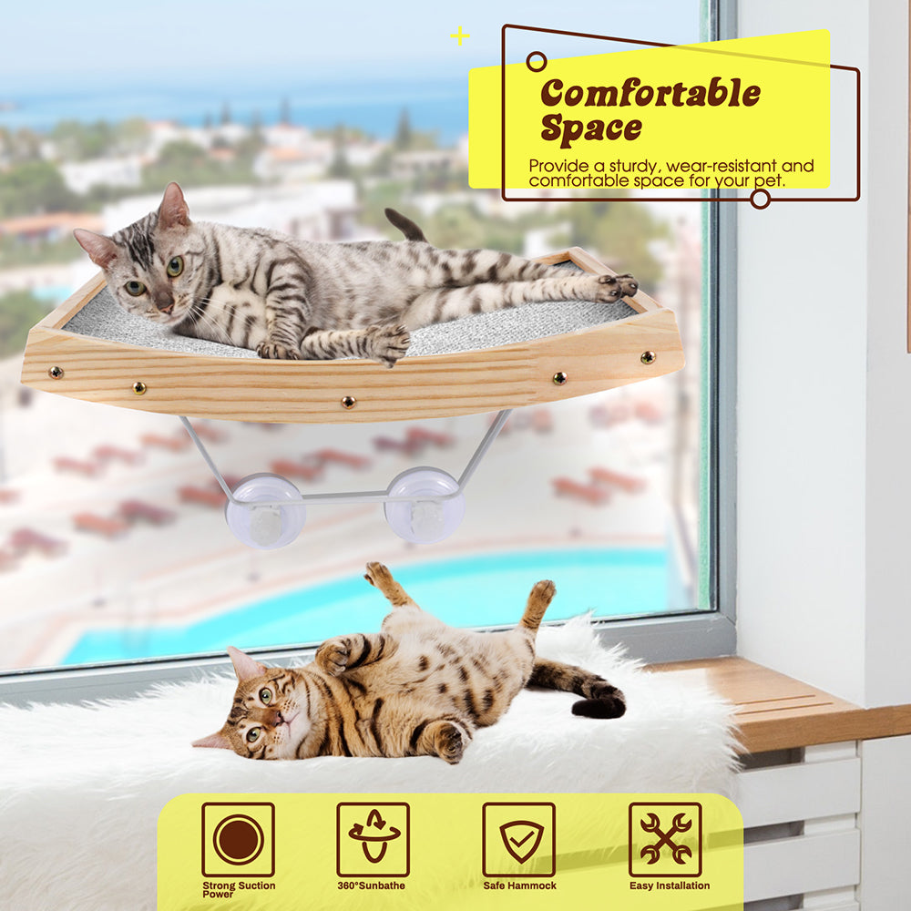 Topmart Large Window Sill Cat Hammock - Holds 40 Lbs