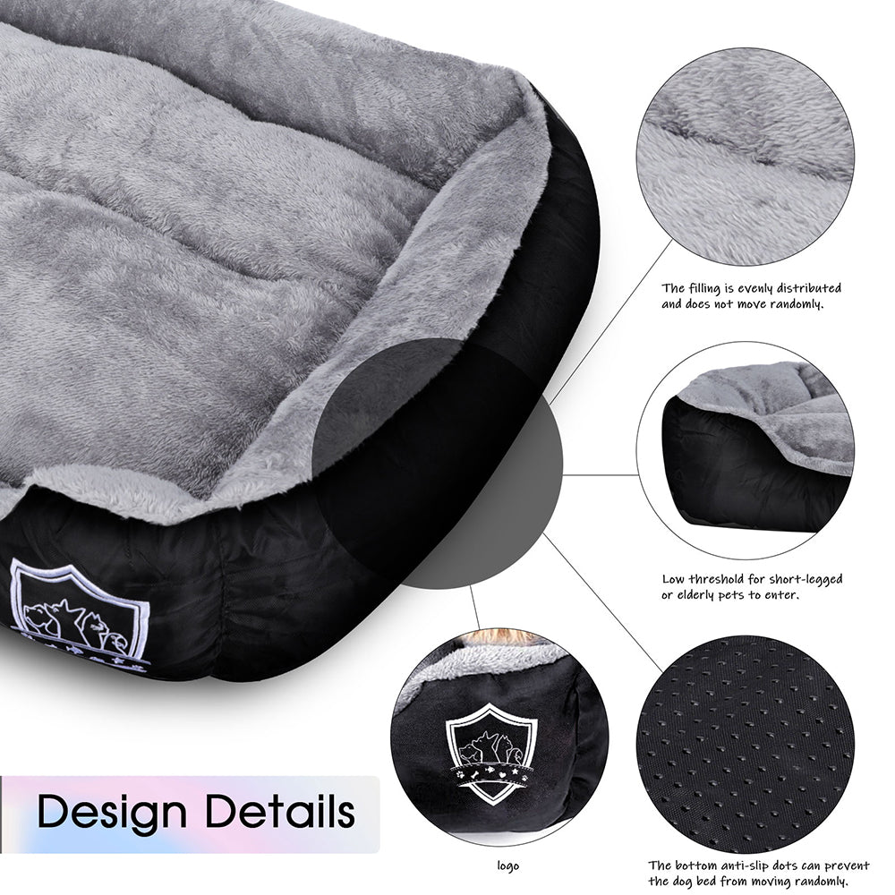 Topmart Washable Memory Foam Orthopedic Dog Bed/kennel - Multiple Sizes